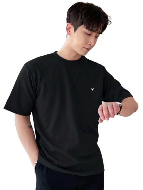 Men's Super Combed Cotton Rich Solid Round Neck Half Sleeve T-Shirt